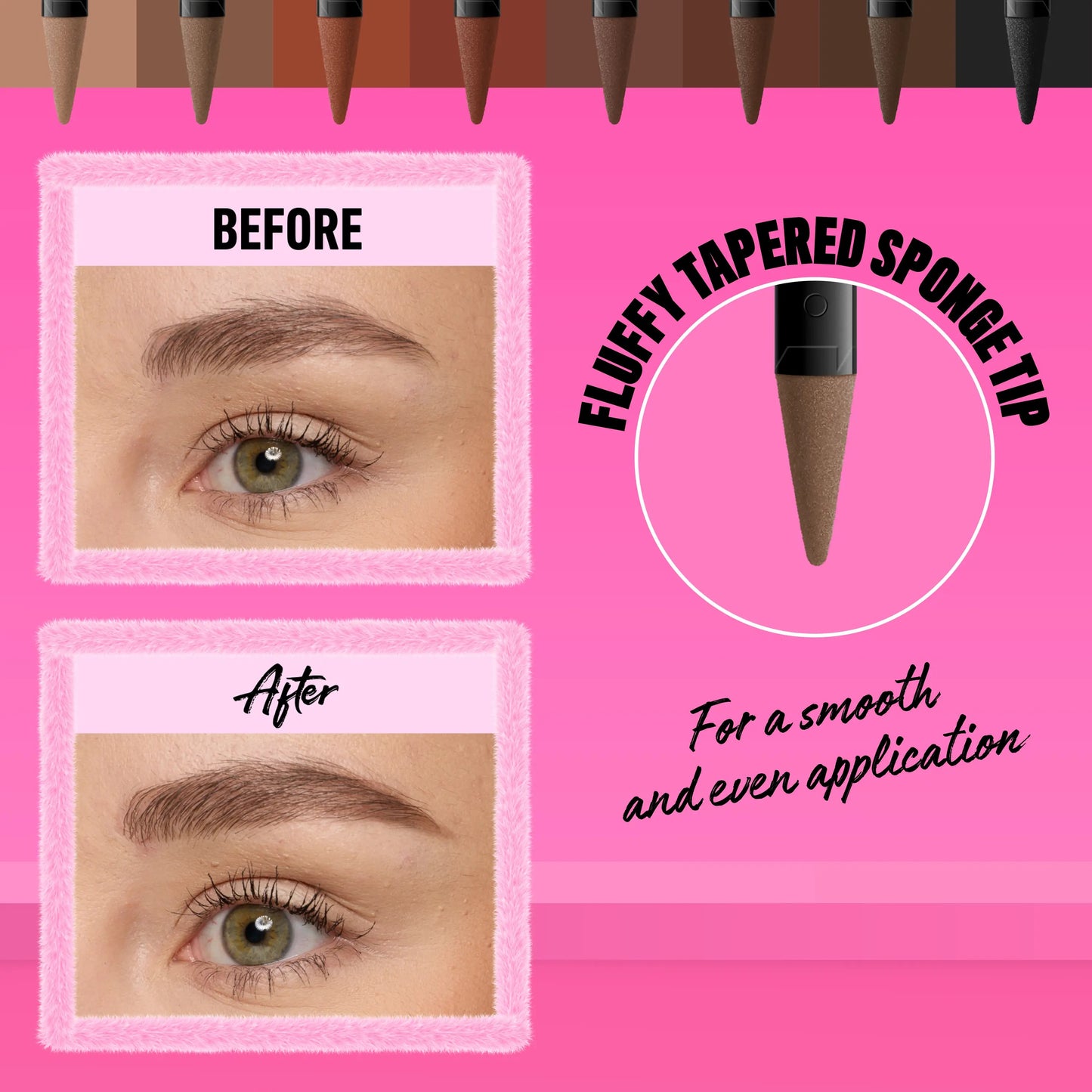 [NEW & EXCLUSIVE] FluffLift Brow Powder Pen, 24H Wear, Cream To Powder Eyebrow, Transfer-Resistant Formula, Aurawhispers