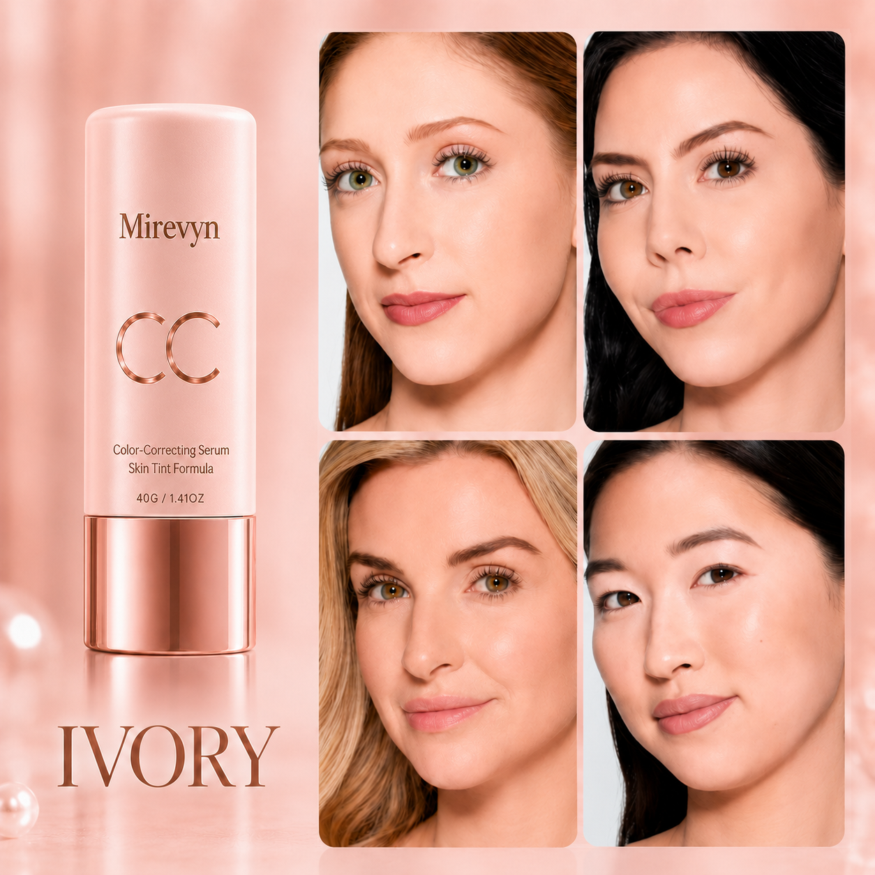Covers redness — without the cakey foundation look.