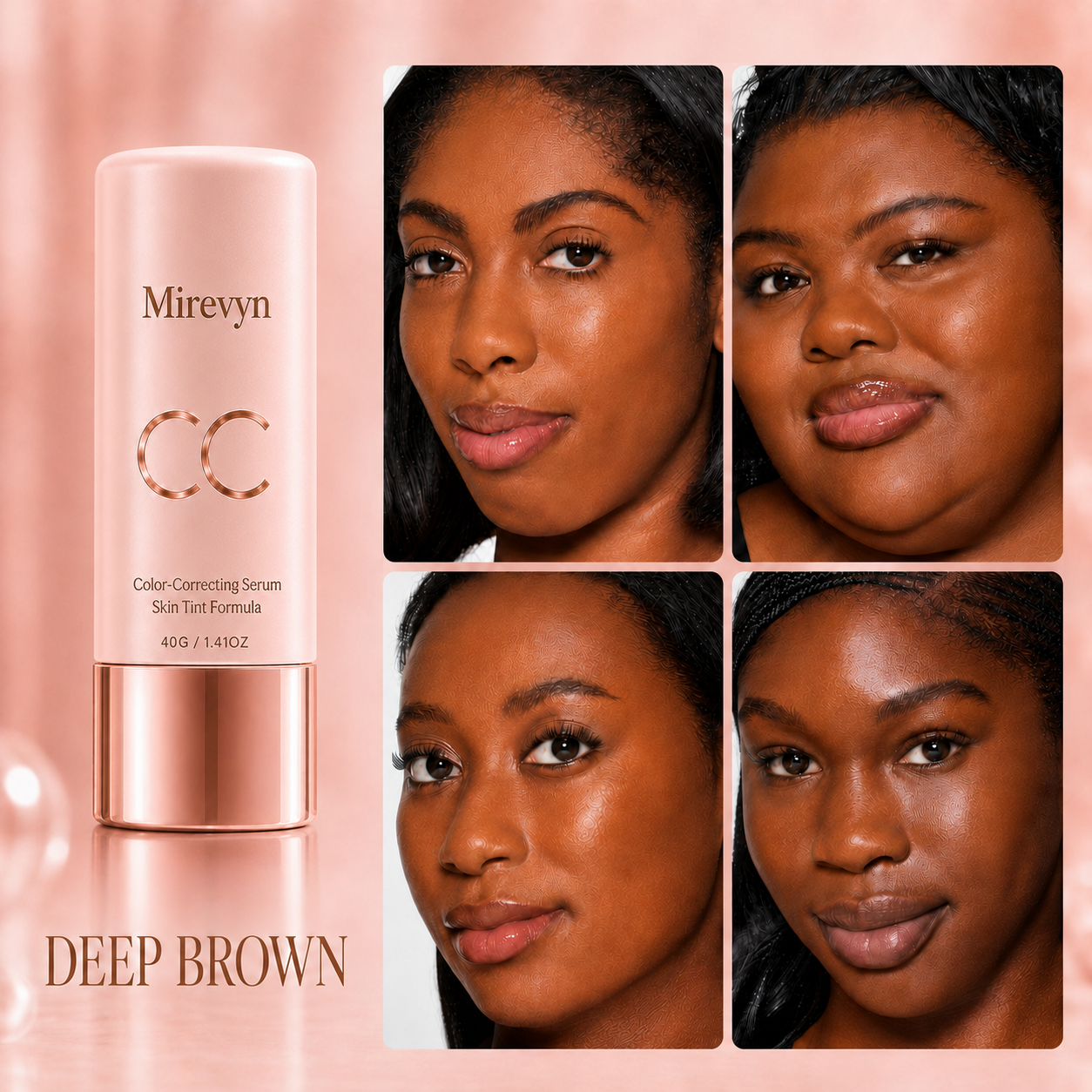 Covers redness — without the cakey foundation look.