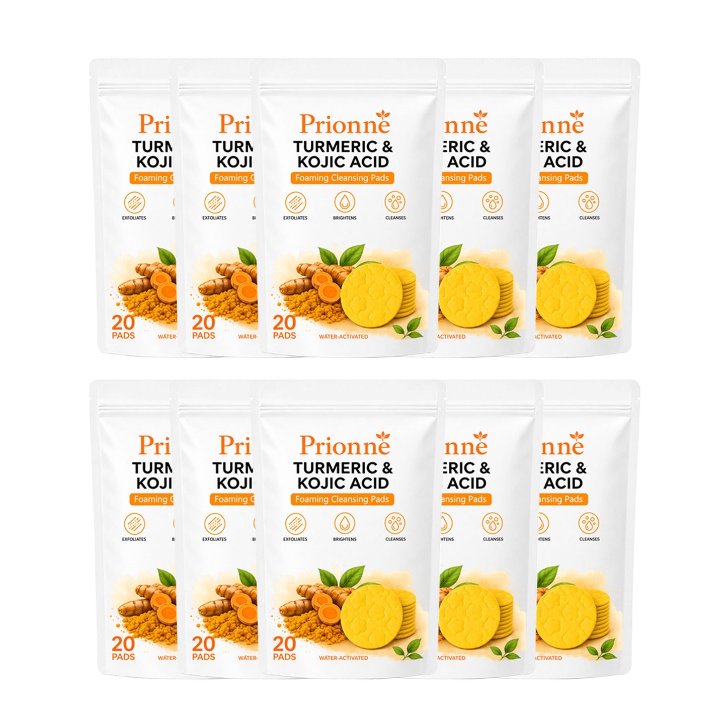 Prionne Turmeric Kojic Glow Pads