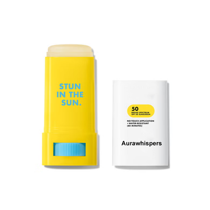 Aurawhispers Clear SPF 50 Sunscreen Stick | Invisible Broad Spectrum UVA/UVB Protection