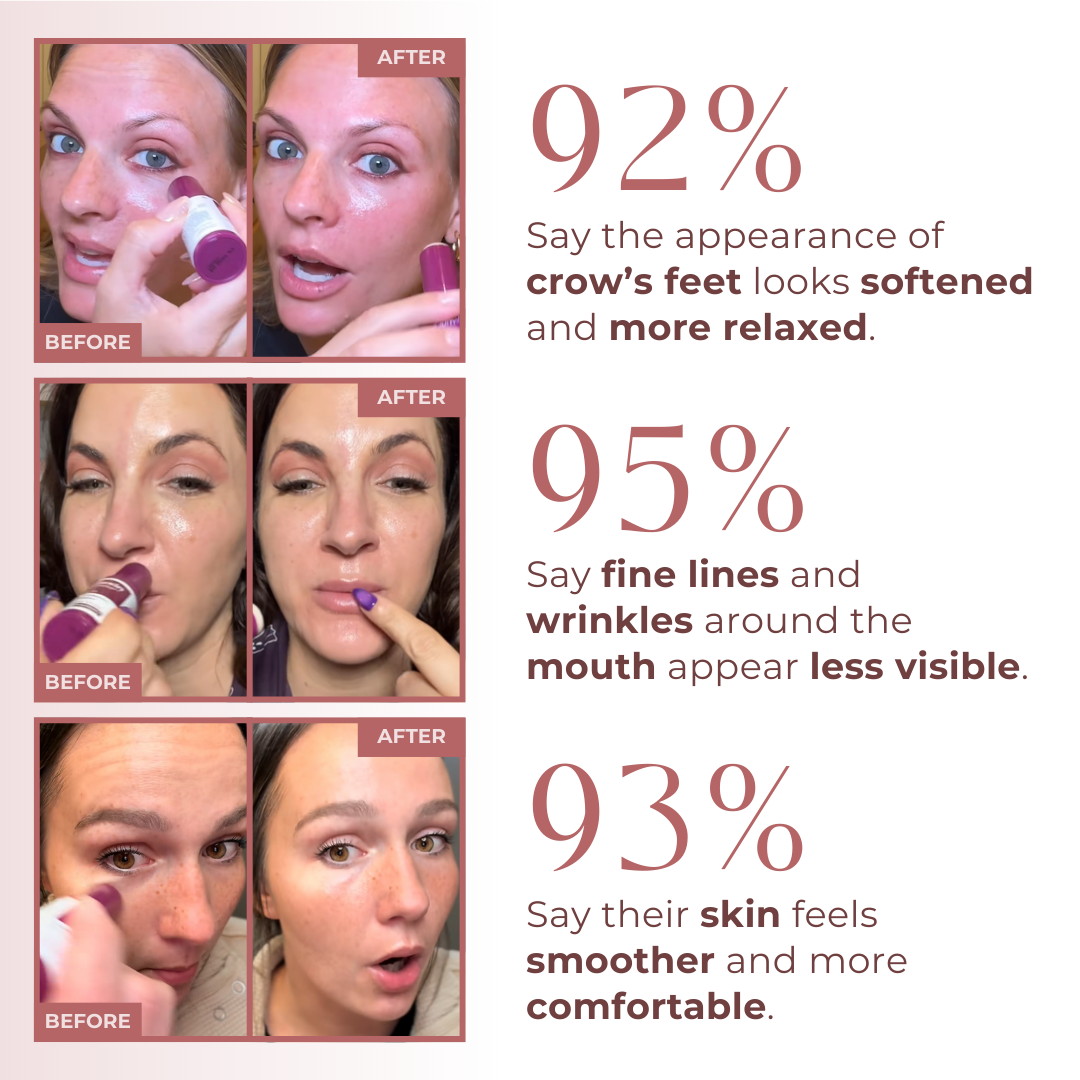 AuraWhispers Calcium Infused Multi Balm Stick - Collagen Infused Hydrating Anti-Aging Moisturizer