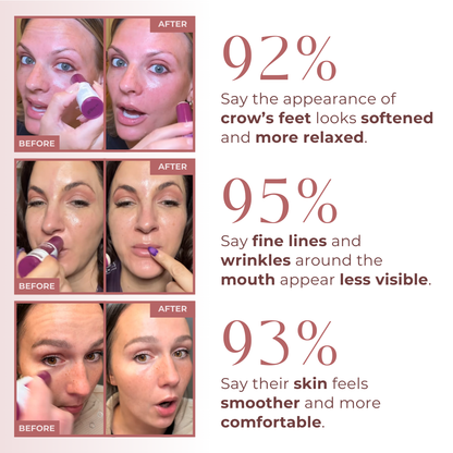 AuraWhispers Calcium Infused Multi Balm Stick - Collagen Infused Hydrating Anti-Aging Moisturizer