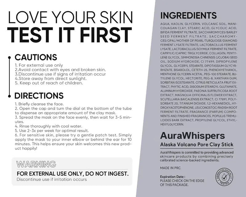 AuraWhispers Deep Pore Clay Mask
