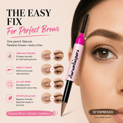 Aurawhispers FluffStay Brow Cream-Powder Pen