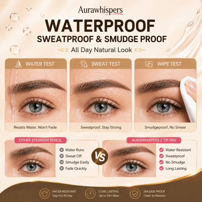 Last Day Buy 1 Get 1 Free✨Aurawhispers 2-Tip UltraFine Pen - Eyebrows