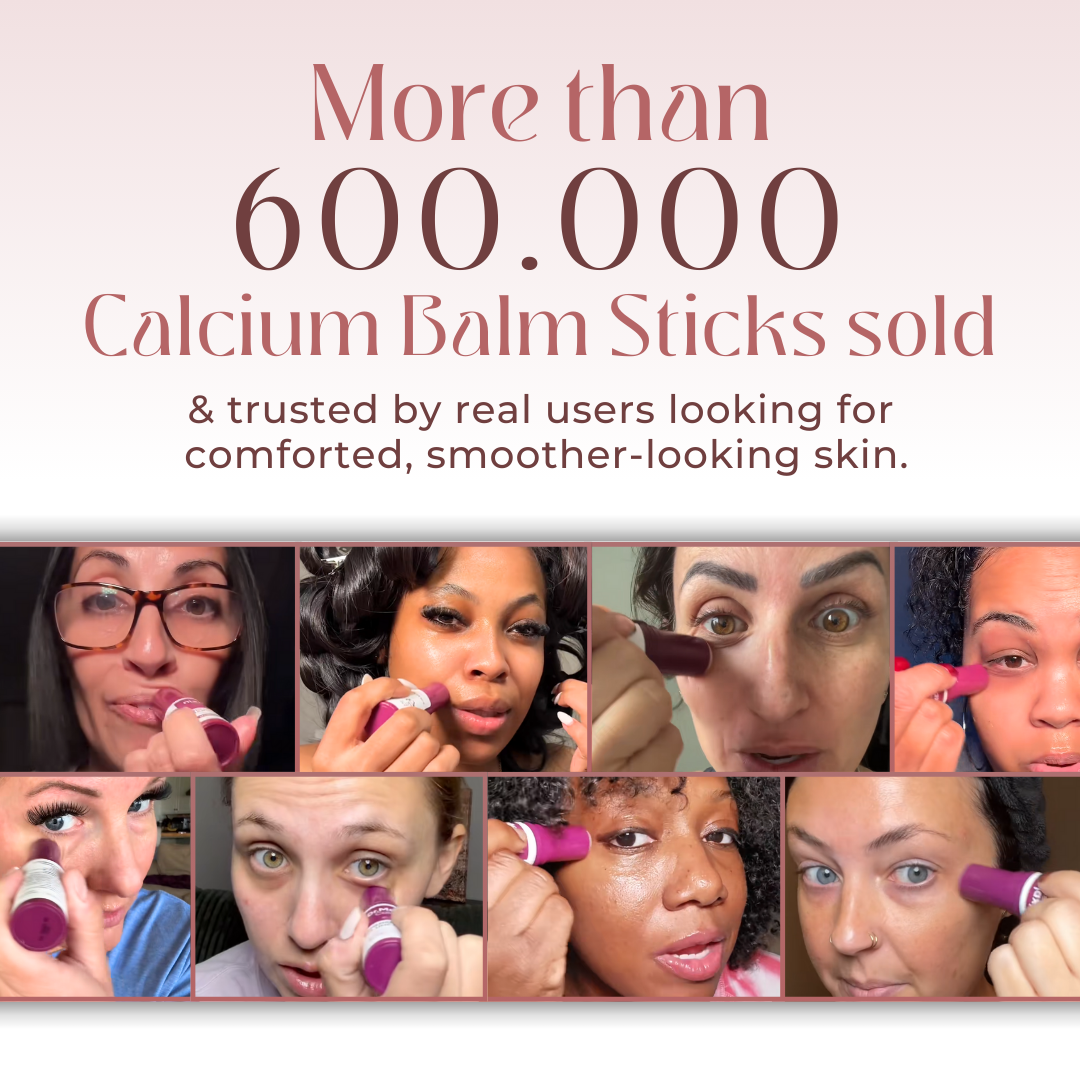 AuraWhispers Calcium Infused Multi Balm Stick - Collagen Infused Hydrating Anti-Aging Moisturizer