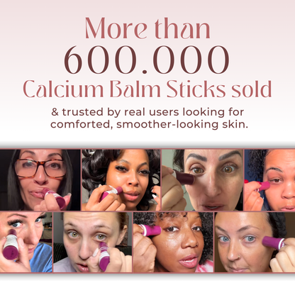 AuraWhispers Calcium Infused Multi Balm Stick - Collagen Infused Hydrating Anti-Aging Moisturizer