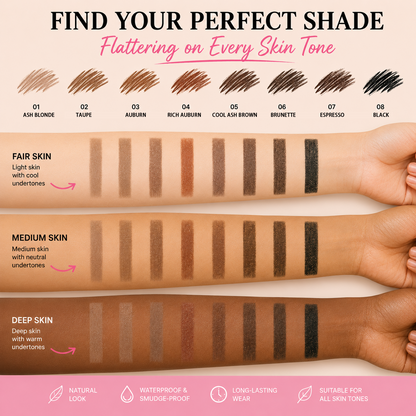 Aurawhispers FluffStay Brow Cream-Powder Pen