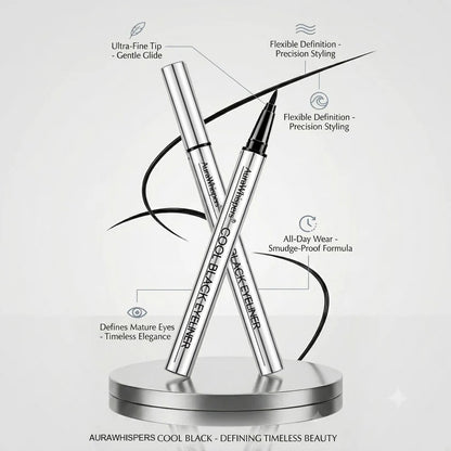 Final Day: Buy 1 Get 1 Free |Aurawhispers Effortless Precision Eyeliner: Designed for Mature, Beautiful Eyes