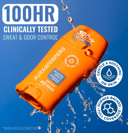 AuraWhispers Deodorant | Long-Lasting Freshness, Gentle Skin-Nourishing Underarm Care