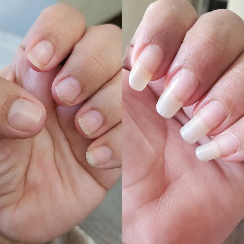 AuraWhispers 100% Organic Nail Growth Oil, Enriched with Vitamins & Fatty Acids to Nourish, Strengthen and Brighten Nails