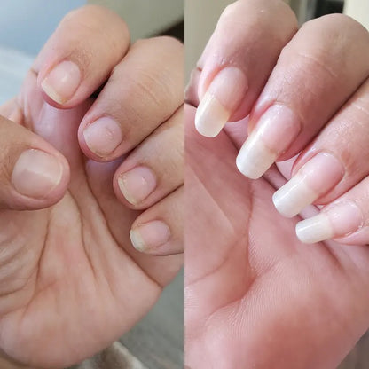 AuraWhispers 100% Organic Nail Growth Oil, Enriched with Vitamins & Fatty Acids to Nourish, Strengthen and Brighten Nails