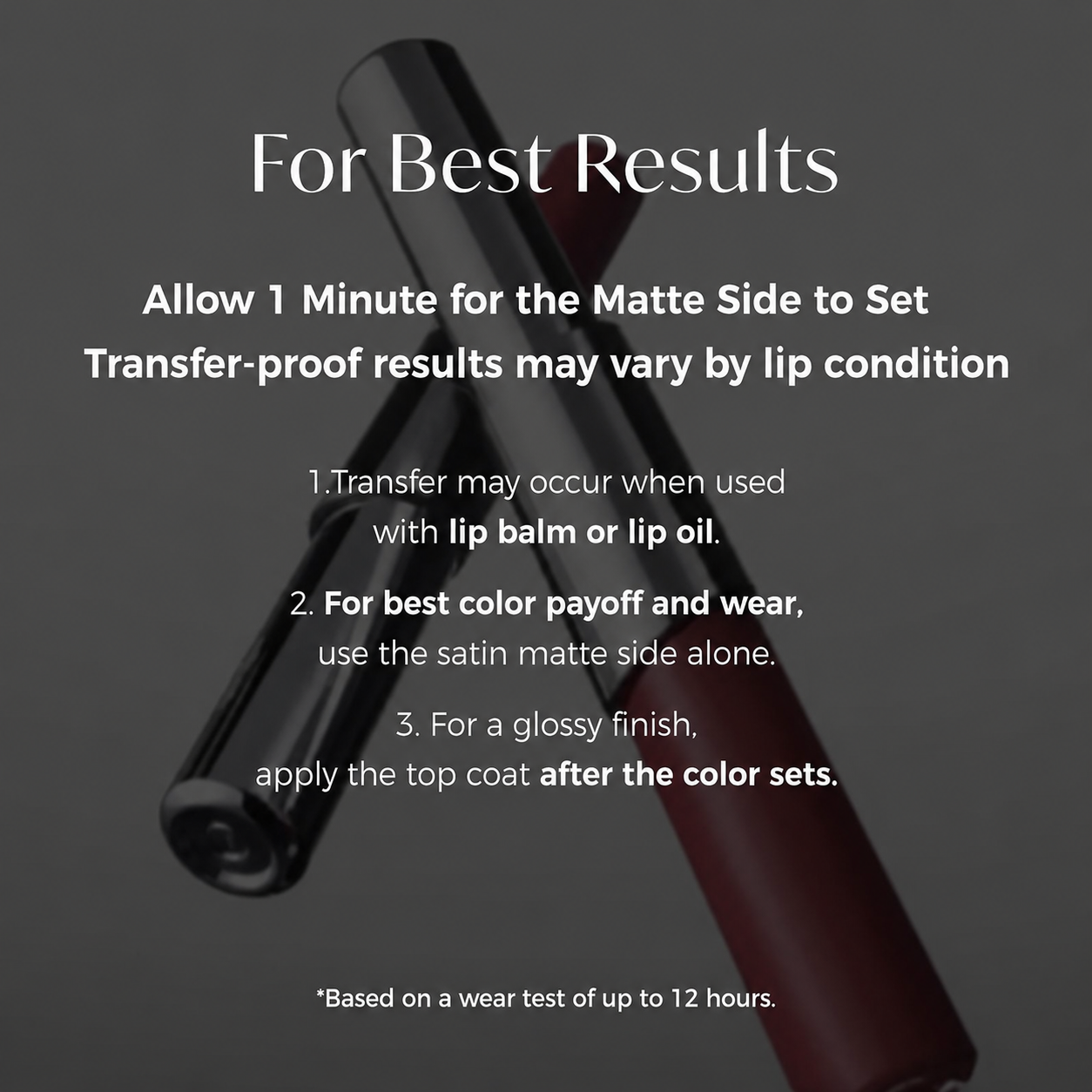 Aurawhispers Dual-Tone Dual-Ended Liquid Lipstick, Matte & Gloss Two-Tip Lip Color