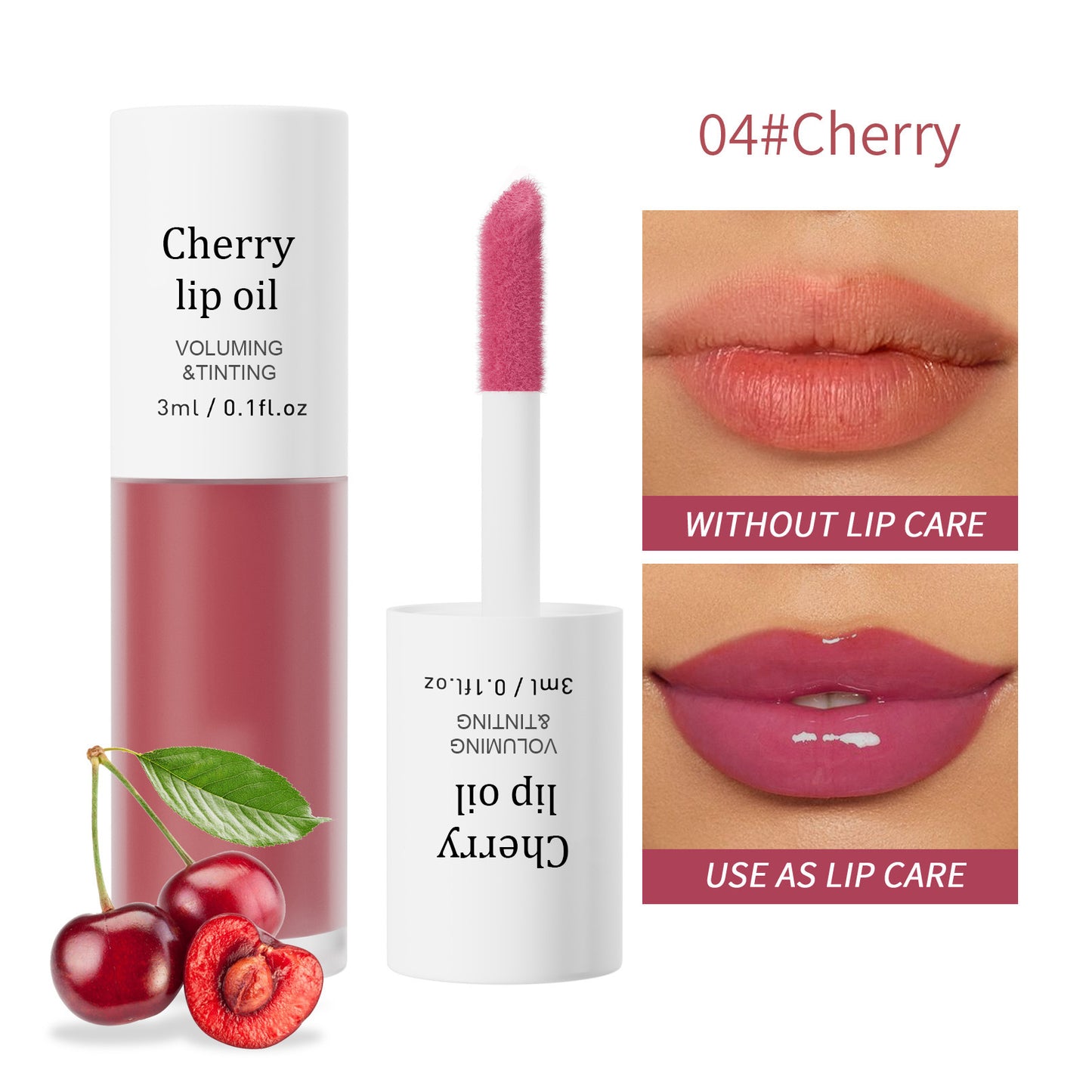 Last Day Buy 1 Get 1 Free Aurawhispers Apple Lip Oil Lip Stain｜Transfer-Proof Hydrating Plump Glossy Lip Tint, 7 Colors