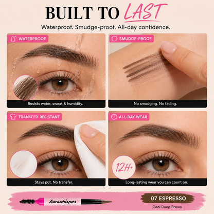 Aurawhispers FluffStay Brow Cream-Powder Pen