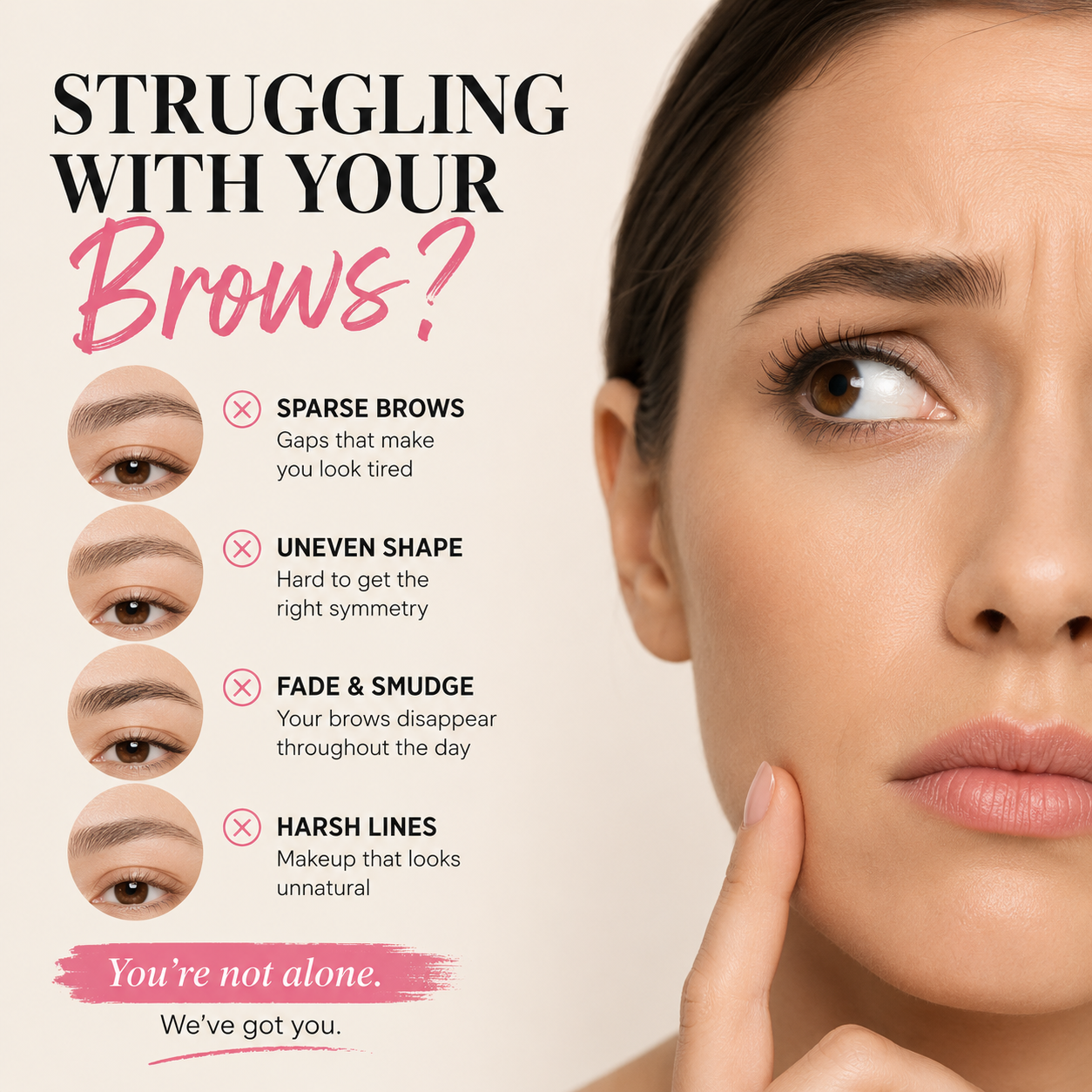 Aurawhispers FluffStay Brow Cream-Powder Pen