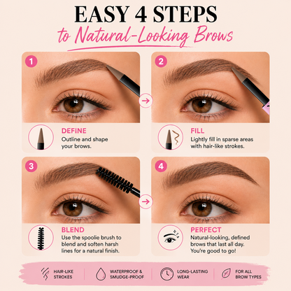 Aurawhispers FluffStay Brow Cream-Powder Pen