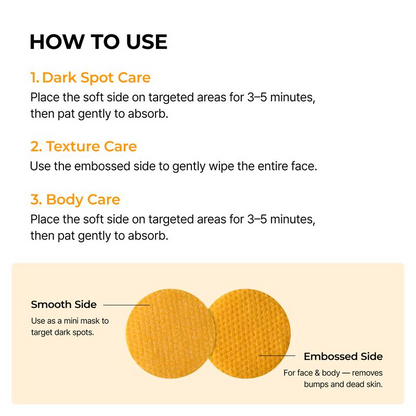 AuraWhispers Official Kojic Acid Turmeric TX Toner Pad (70 pads)