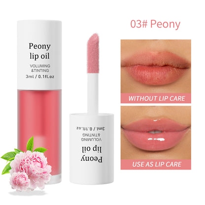 Last Day Buy 1 Get 1 Free Aurawhispers Apple Lip Oil Lip Stain｜Transfer-Proof Hydrating Plump Glossy Lip Tint, 7 Colors